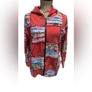 Colorful Boho Patchwork Women's Jacket